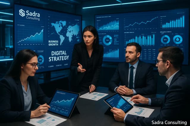 از داده تا تصمیم: نقش تحلیل و مشاوره سادرا در رشد دیجیتال کسبوکاره
